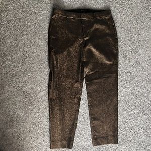 Gold shimmer Banana Republic pants
